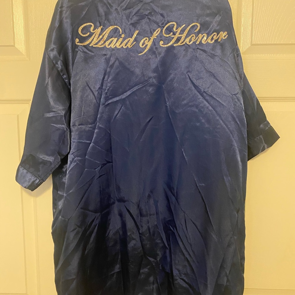 Maid of honor navy robe